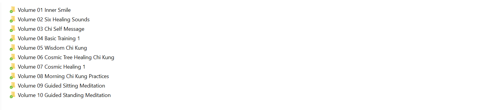 Master mantak chia collection 1