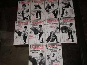 Complete 10 Volume Shuai Jiao VHS Tape Set (NTSC) Peter Chema