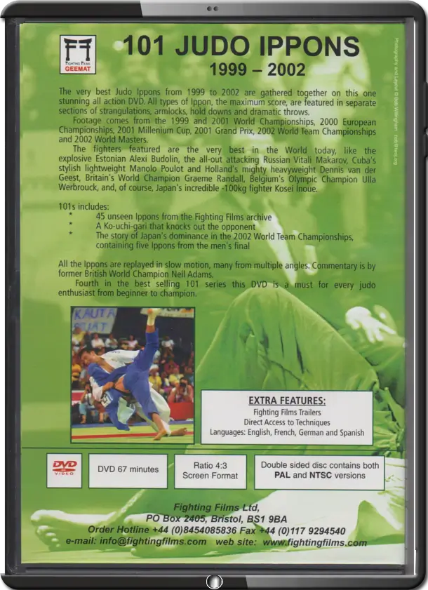101 JUDO IPPONS 1999 2002 cover