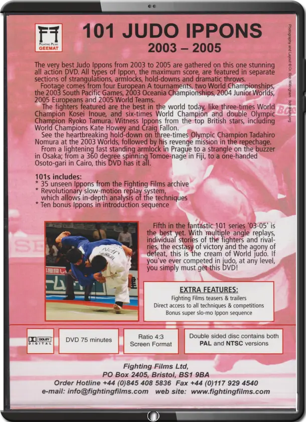 101 JUDO IPPONS 2003 2005 COVER