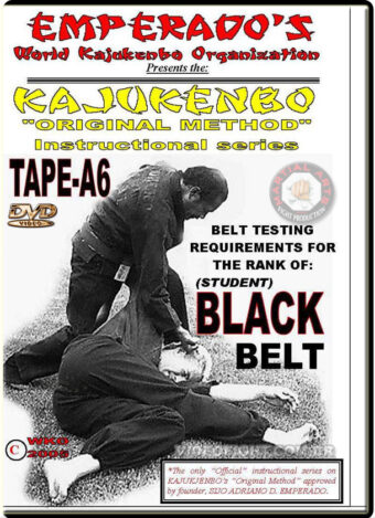 WKO KAJUKENBO ORIGINAL METHOD - BLACK BELT