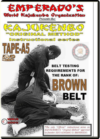 WKO KAJUKENBO ORIGINAL METHOD - BROWN BELT