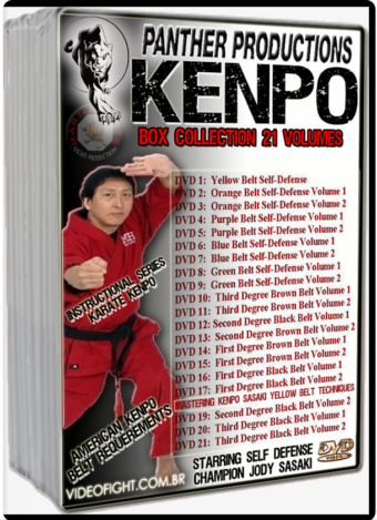 AMERICAN KENPO BELT TRAINING SERIES - JODY SASAKI - 21 VOLUMES