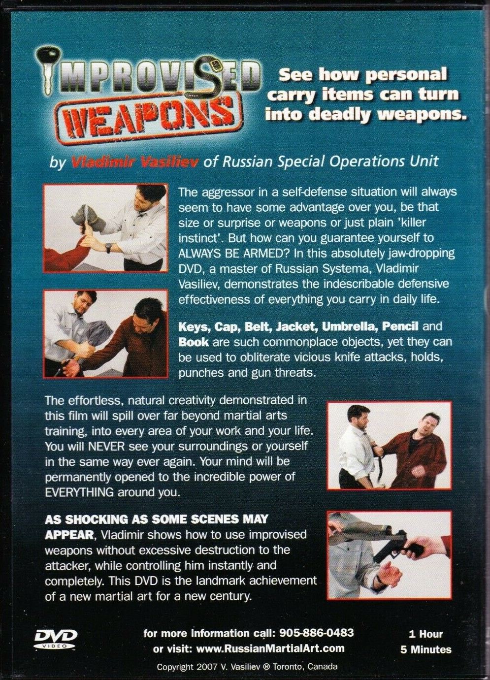 VLADIMIR VASILIEV SYSTEMA IMPROVISED WEAPONS VIDEOFIGHT