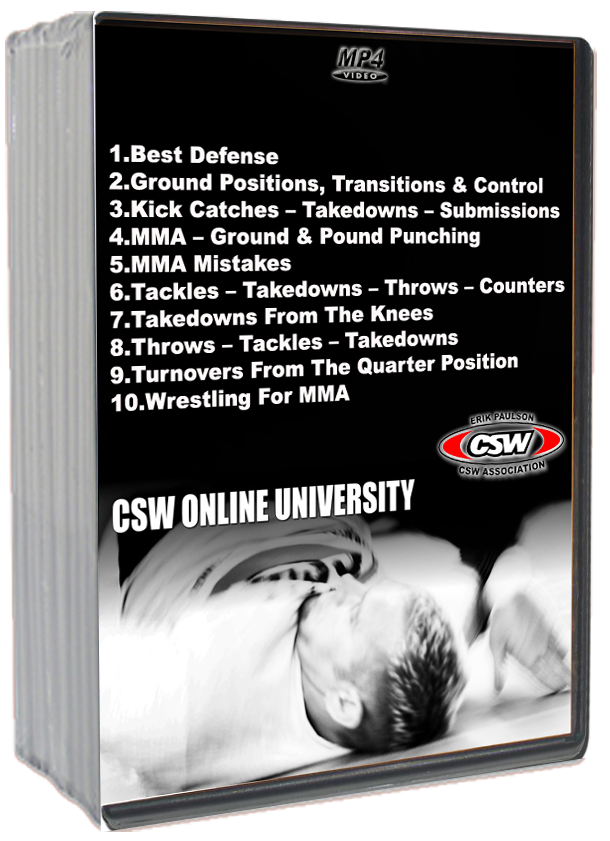 ERIK PAULSON DVD: CSW ONLINE UNIVERSITY - MMA
