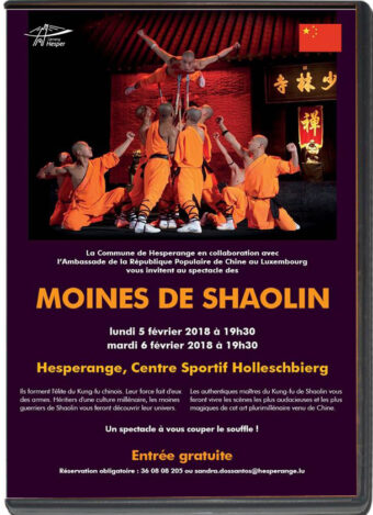 (2018) LES MOINES SHAOLIN - SPECTABLE KUNG FU COMPLET
