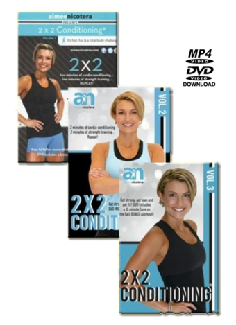 AIMEE NICOTERA - 2X2 CONDITIONING 3 PACK