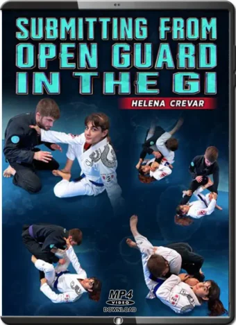 Helena crevar submitting from the open guard in the gi