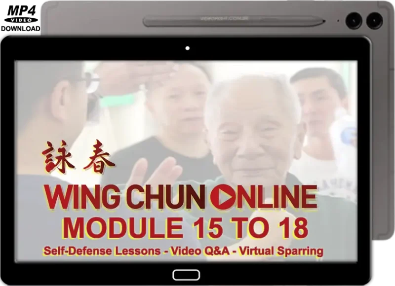 Colin ward wing chun on line module 15 to 18
