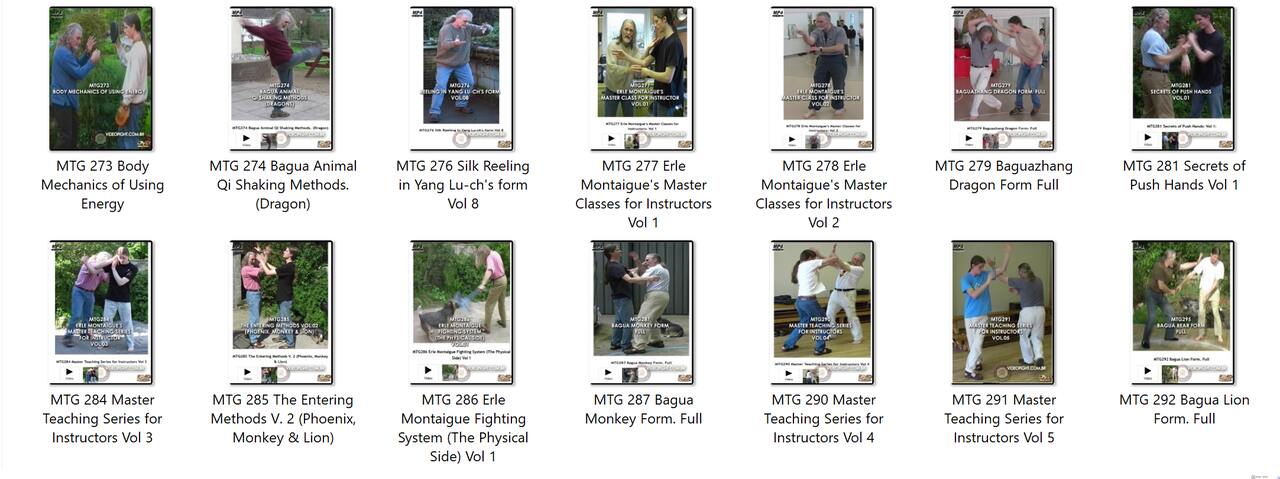 Erle montaigue dvds collection 12