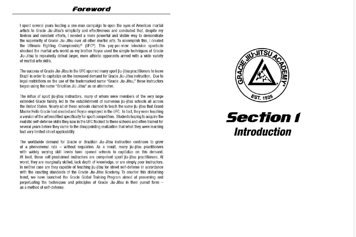 Gracie Combatives Blue Belt Qualification Handbook 1