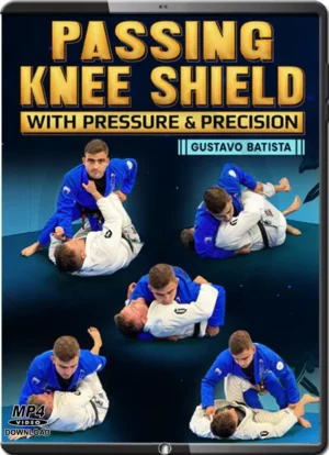 Gustavo batista passing knee shield with pressure and precision