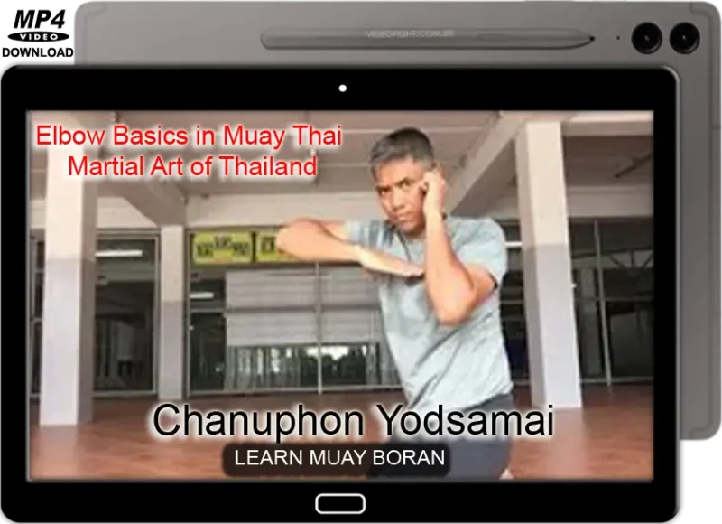 Chanuphon yodsamai elbow basics in muai thay martial art of thailand