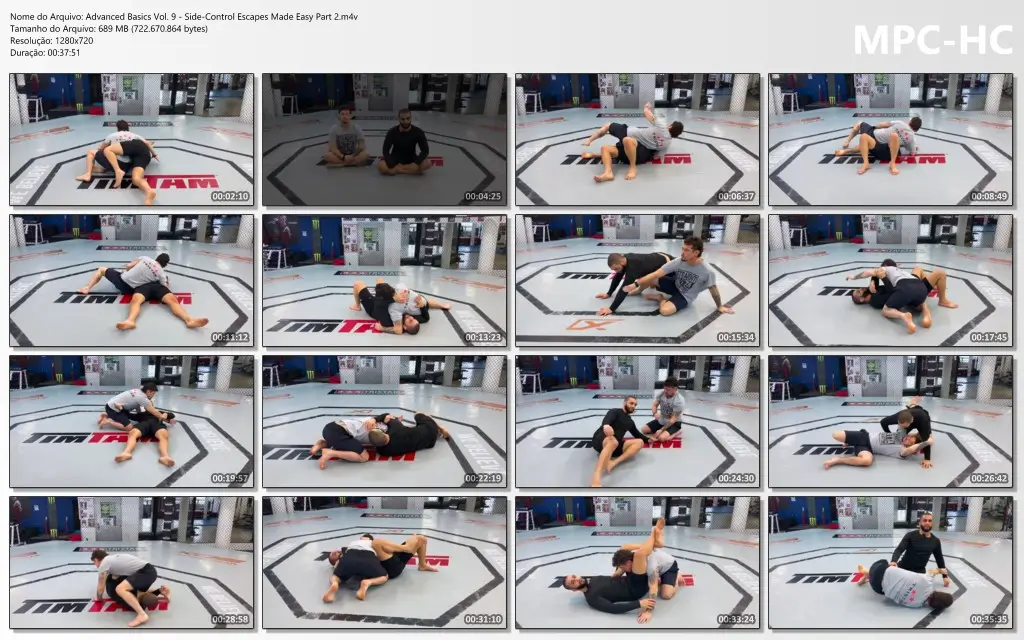 Advanced basics vol. 9 side control escapes made easy part 2.m4v thumbs