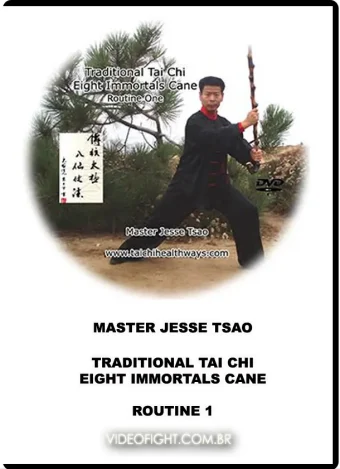 Traditional tai chi eight immortals cane, routine 1