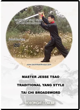 Traditional yang style tai chi broadsword