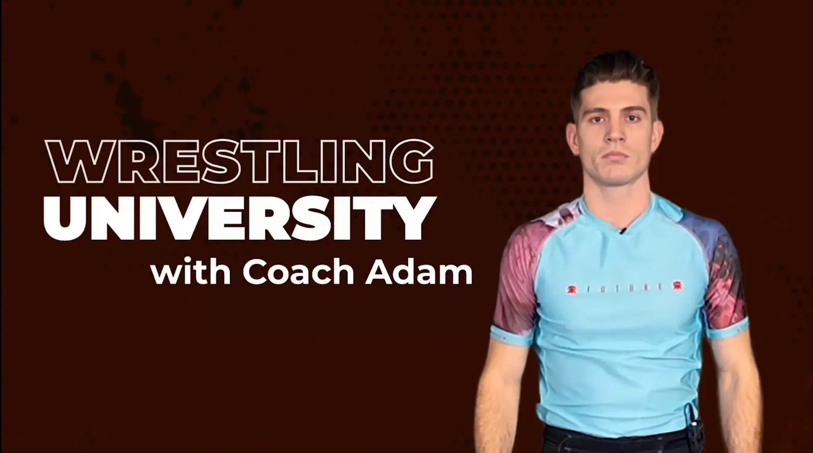 Coach adam wrestling university taking down giants cover
