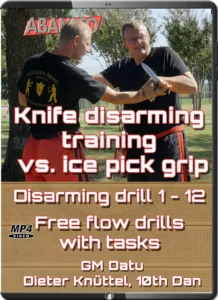 Dieter knuttel knife disarming training vs. ice pick grip