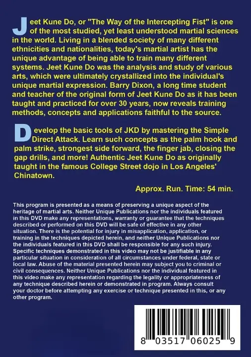 Barry dixon – combat jeet kune do vol.01 – single direct attack mp4