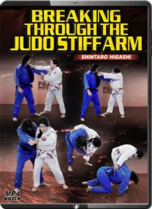 Shintaro higashi breaking through the judo stiff arm