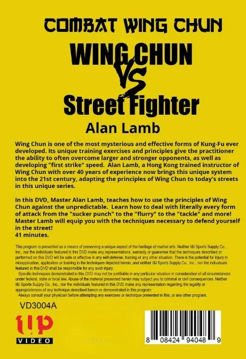 Alan lamb combat wing chun kung fu vol.01 dvd