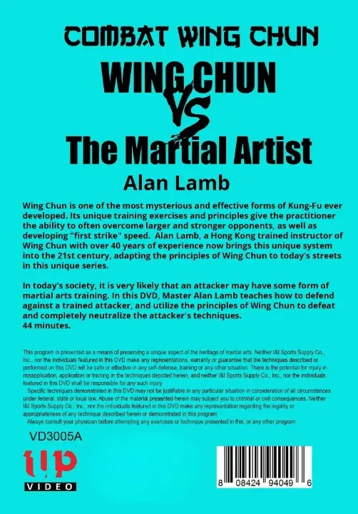 Alan lamb combat wing chun kung fu vol.02 dvd