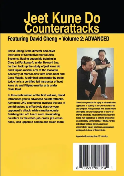 David cheng – jeet kune do counterattacks vol.02 advanced dvd