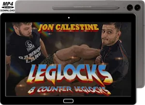 Dvd jon calestine under leglockdown defending & countering leglocks