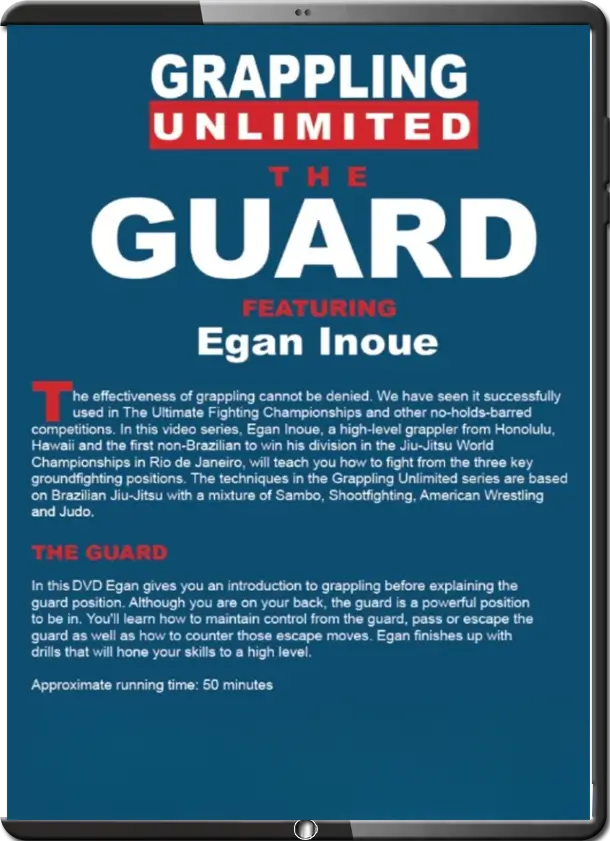 Egan inoue grappling unlimited 1 the guard techniques cover