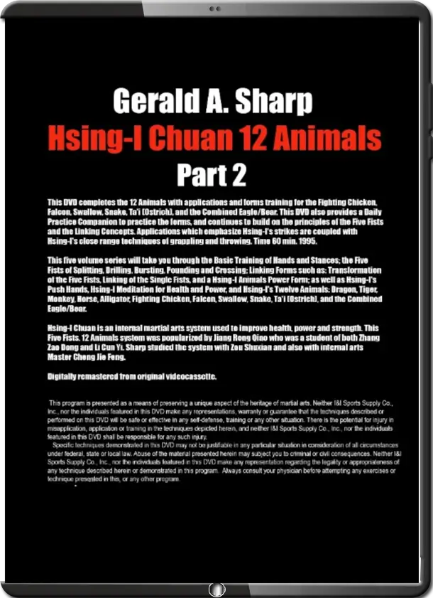 GERALD A. SHARP HSING I CHUAN 12 ANIMALS VOL.02 CB