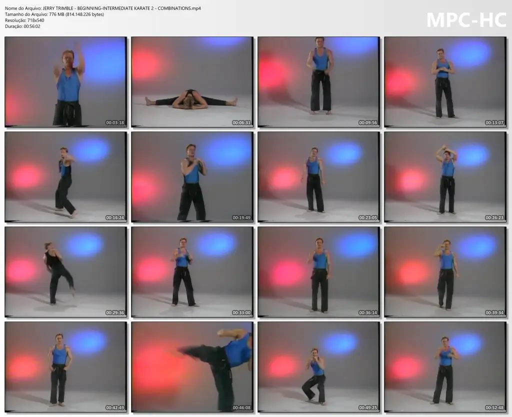 JERRY TRIMBLE BEGINNING INTERMEDIATE KARATE 2 COMBINATIONS.mp4 thumbs