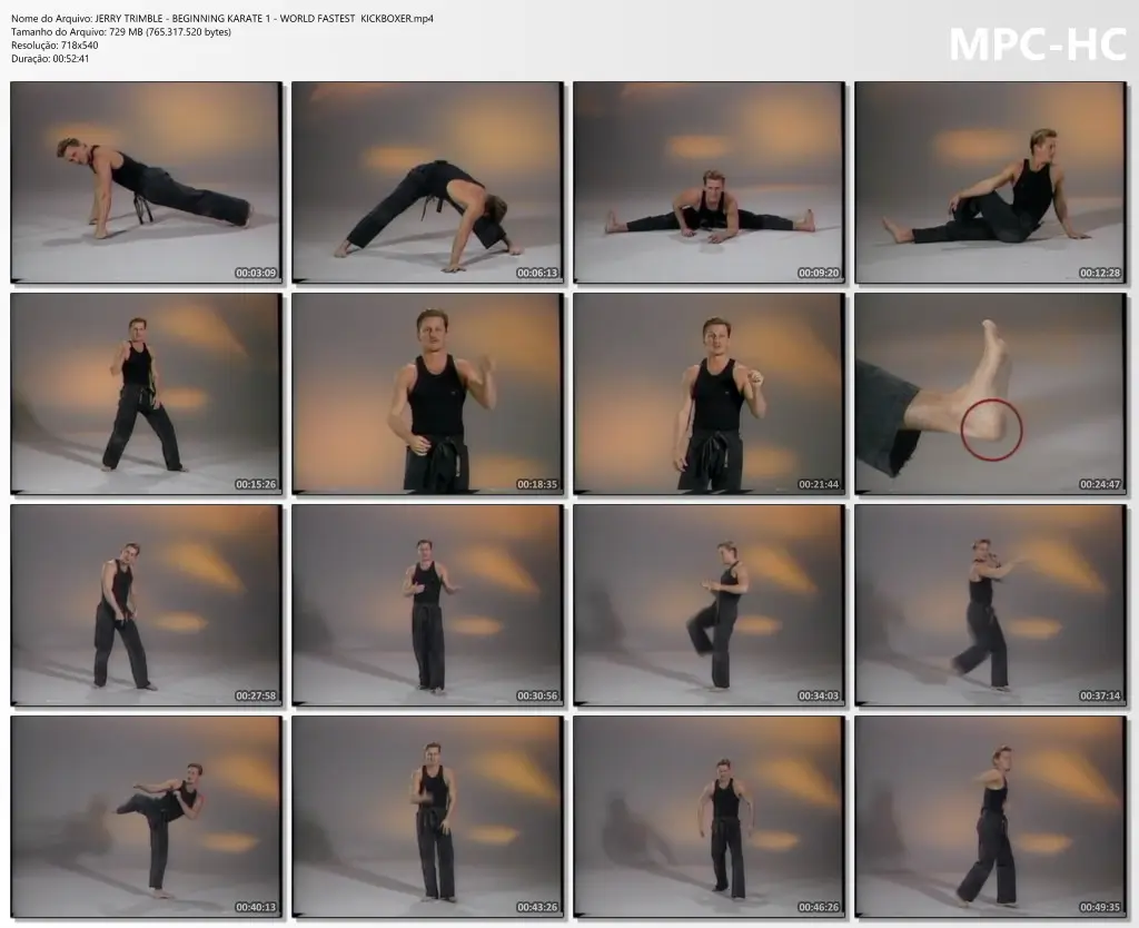 JERRY TRIMBLE BEGINNING KARATE 1 WORLD FASTEST KICKBOXER.mp4 thumbs