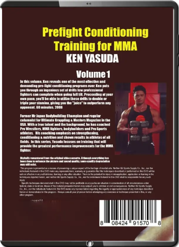 KEN YASUDA PREFIGHT CONDITIONING TRAINING FOR MMA 01 cover