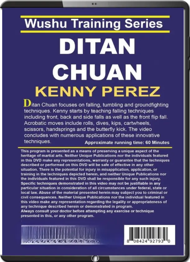 KENNY PEREZ WUSHU TRAINING SERIES DITAN CHUAN GROUNDFIGHTING cover