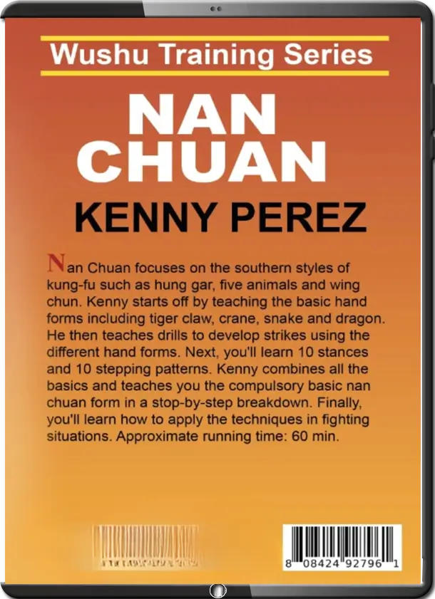 KENNY PEREZ WUSHU TRAINING SERIES NANCHUAN cov er