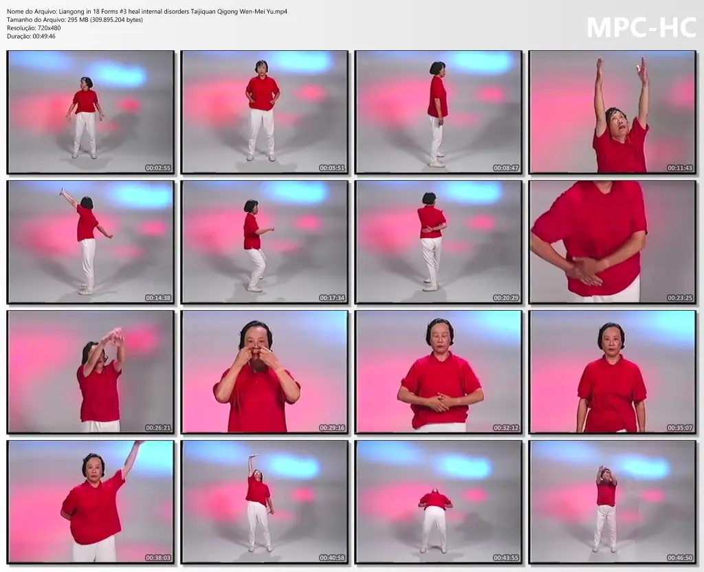 Liangong in 18 forms #3 heal internal disorders taijiquan qigong wen mei yu.mp4 thumbs