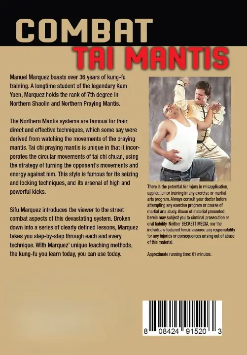 Manuel marquez combat tai mantis kung fu cover