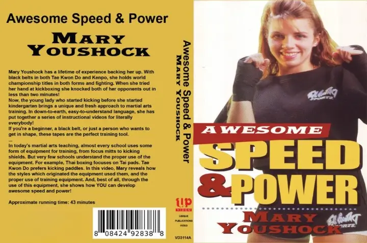 MARY YOUSHOCK AWESOME SPEED & POWER WITH TRAINING EQUIPMENT cover