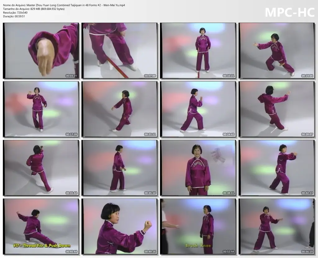 Master zhou yuan long combined taijiquan in 48 forms #2 wen mei yu.mp4 thumbs