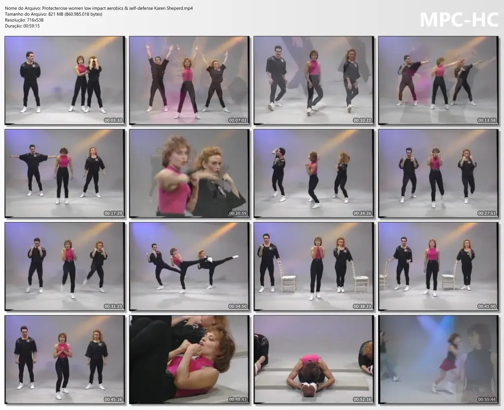 Protectercise women low impact aerobics & self defense Karen Sheperd.mp4 thumbs
