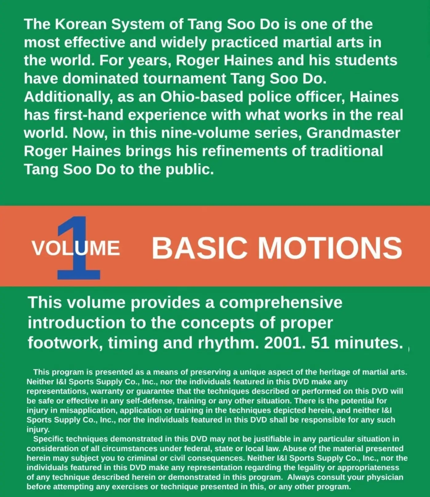 Roger haines tang soo do and beyond vol.01 basic motions mp4