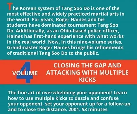 Roger haines tang soo do and beyond vol.04 closing the gap with multiple kicks mp4