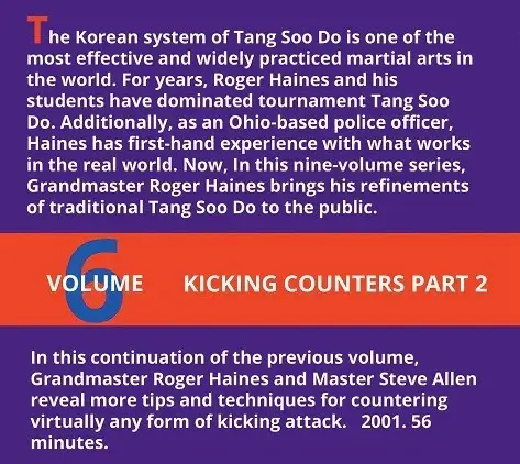 Roger haines tang soo do and beyond vol.06 kicking counter part 02 mp4