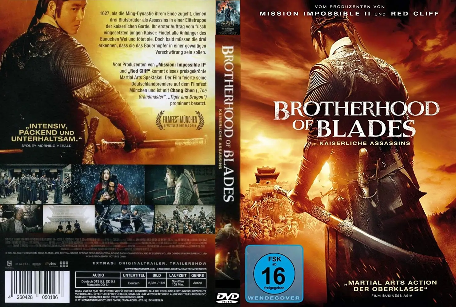 (2014) o mestre da espada (brotherhood of blades) cover