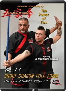 Angel velazquez ng ga kuen kung fu vol.11 short dragon pole form