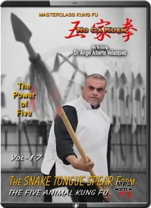 Angel velazquez ng ga kuen kung fu vol.17 the snake tongue spear form