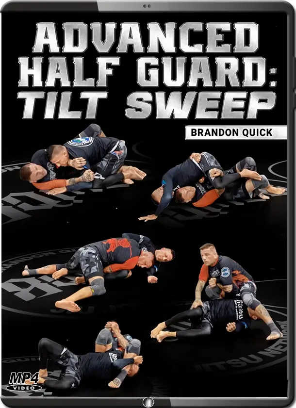 Advanced half guard tilt sweep by brandon quick