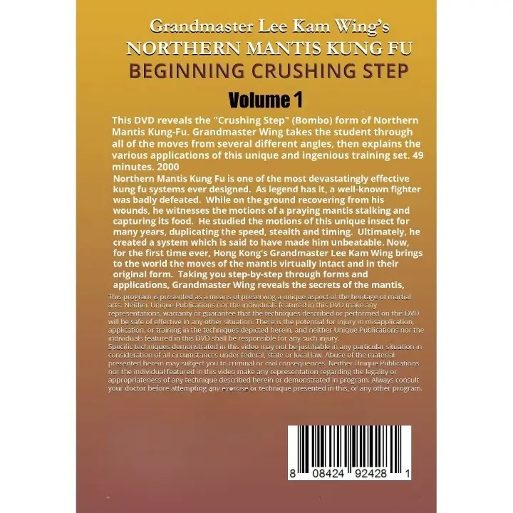 Lee kam wing – northern mantis kung fu 1 – beginning crushing step mp4