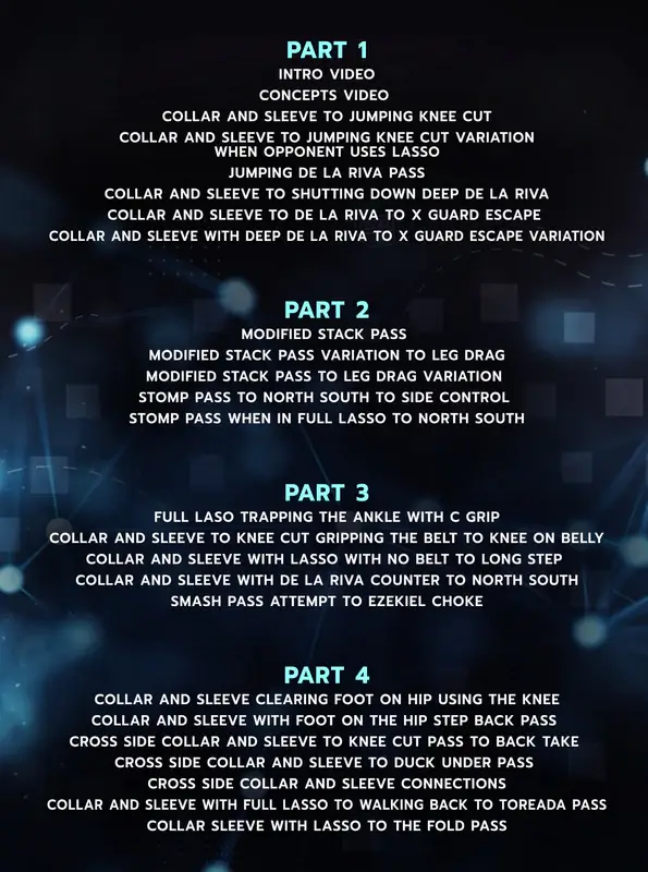 Lucas lepri precision collar and sleeve guard passing cover