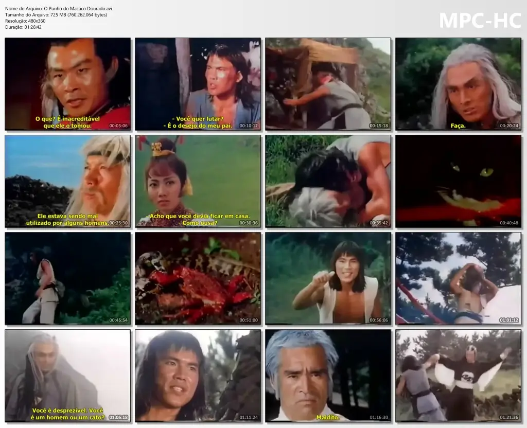 O punho do macaco dourado.avi thumbs